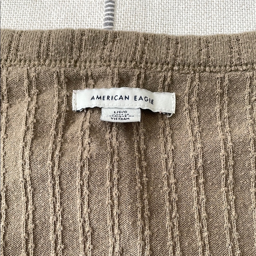 American Eagle Outfitters Ribbed T-Shirt - Picture 2 of 6